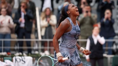 US Coco Gauff celebrates after winning her women's singles final match against Belarus' Aryna Sabalenka on day 14 of the French Open tennis tournament (AFP) US Coco Gauff celebrates after winning her women's singles final match against Belarus' Aryna Sabalenka on day 14 of the French Open tennis tournament (AFP)