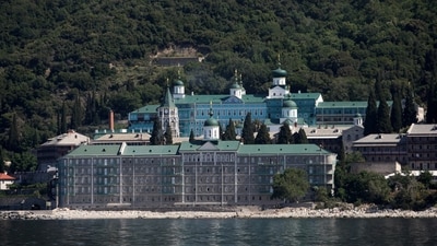 A 5.3-magnitude earthquake rocked the Greek Orthodox religious enclave of Mount Athos in northern Greece. (AFP) A 5.3-magnitude earthquake rocked the Greek Orthodox religious enclave of Mount Athos in northern Greece. (AFP)