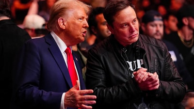 Donald Trump and Elon Musk engaged in war of words after the Tesla CEO's Oval Office exit. (File Photo) Donald Trump and Elon Musk engaged in war of words after the Tesla CEO's Oval Office exit. (File Photo)