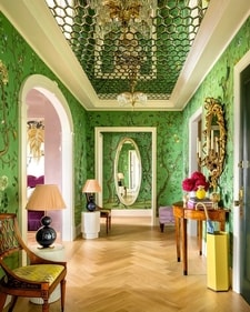 In a maximalist home, wallpaper adds to the layers of decor and visual chaos (Instagram) In a maximalist home, wallpaper adds to the layers of decor and visual chaos (Instagram)