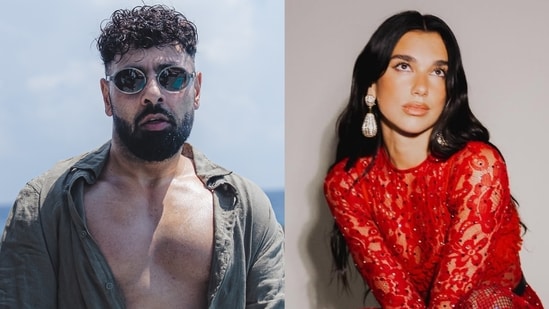 Badshah and Dua Lipa