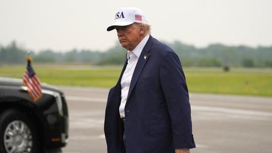 Donald Trump added that he had not spoken to El Salvador President Nayib Bukele about the move. (AP)