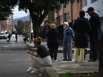 People remain on the street after an earthquake in Bogota after a powerful, shallow 6.3-magnitude earthquake shook the Colombian capital. People remain on the street after an earthquake in Bogota after a powerful, shallow 6.3-magnitude earthquake shook the Colombian capital.