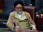 Iranian Intelligence Minister Esmail Khatib attends the inauguration ceremony of the 6th term of the Assembly of Experts in Tehran, Iran, May 21.