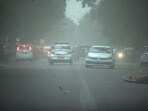 Dust-laden winds are expected to persist through the day in Delhi on Monday.