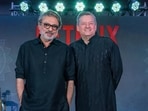Ted Sarandos with Sanjay Leela Bhansali during the promotions of Heeramandi. Ted Sarandos with Sanjay Leela Bhansali during the promotions of Heeramandi.