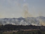 A vegetation fire is currently burning in Oregon.