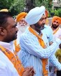 Parupkar Singh Ghumman meeting local residents during election campaign in Ludhiana on Saturday. (HT Photo) Parupkar Singh Ghumman meeting local residents during election campaign in Ludhiana on Saturday. (HT Photo)
