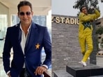 Wasim Akram was honoured with a statue at Niaz Stadium. Wasim Akram was honoured with a statue at Niaz Stadium.