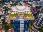The penthouse on the top of Kingfisher Towers in Bengaluru
