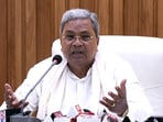 Karnataka Chief Minister Siddaramaiah addresses a press conference following the stampede during Royal Challengers Bangalore (RCB)'s victory celebrations, in Bengaluru 