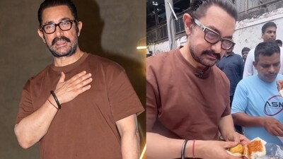Aamir Khan tried his hand at making vada pav.