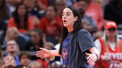 Caitlin Clark #22 of the Indiana Fever missed the game vs Chicago Sky on Saturday (Getty Images via AFP) Caitlin Clark #22 of the Indiana Fever missed the game vs Chicago Sky on Saturday (Getty Images via AFP)