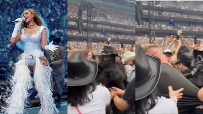 Beyoncé’s first show took place in London on Thursday. Beyoncé’s first show took place in London on Thursday.