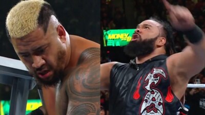 Jacob Fatu's big betrayal of Solo Sikoa at Money in the Bank (X) Jacob Fatu's big betrayal of Solo Sikoa at Money in the Bank (X)