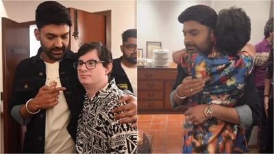 Kapil Sharma's heartwarming meet with Sitaare Zameen Par cast melt hearts. Kapil Sharma's heartwarming meet with Sitaare Zameen Par cast melt hearts.
