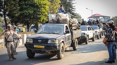 The Manipur government has suspended internet and mobile data services, including VSAT and VPN, across five valley districts for five days starting from 11.45 pm on Saturday. (File) (AFP) The Manipur government has suspended internet and mobile data services, including VSAT and VPN, across five valley districts for five days starting from 11.45 pm on Saturday. (File) (AFP)