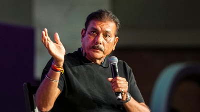 Mumbai Cricket Association urged to commemorate Ravi Shastri at the Wankhede Stadium. (PTI) Mumbai Cricket Association urged to commemorate Ravi Shastri at the Wankhede Stadium. (PTI)