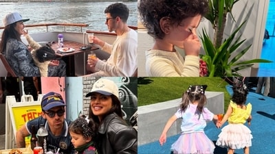 Priyanka Chopra and Nick Jonas took a trip with Malti recently. Priyanka Chopra and Nick Jonas took a trip with Malti recently.