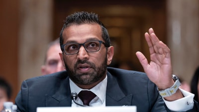 FBI Director Kash Patel's warning amid anti-ICE protests in LA. (AP) FBI Director Kash Patel's warning amid anti-ICE protests in LA. (AP)