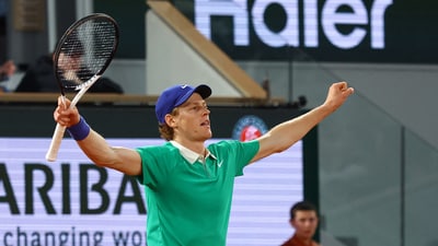 In the second set, Alcaraz tried to stage a comeback, and enforced a tie-breaker, but it was Sinner, who once again came out on top and looked totally in control, winning 7-6. (REUTERS)