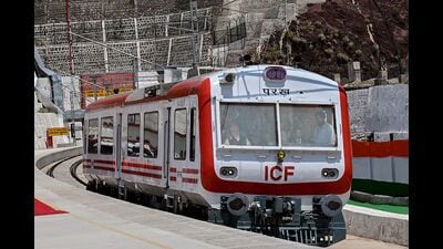 The railroad to Srinagar is the last piece in integrating J&K with the rest of India. Just as the abrogation of Article 370 set new terms of political integration, the railway link marks a milestone in geographical and economic integration (AFP) The railroad to Srinagar is the last piece in integrating J&K with the rest of India. Just as the abrogation of Article 370 set new terms of political integration, the railway link marks a milestone in geographical and economic integration (AFP)