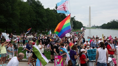 A vibrant and diverse crowd gathered in Washington, D.C., for the "International Rally + March on Washington for Freedom," a cornerstone event of WorldPride, united by a shared call for equality and human rights. REUTERS/Leah Millis (REUTERS)