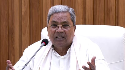 Karnataka Chief Minister Siddaramaiah addresses a press conference following the stampede during Royal Challengers Bangalore (RCB)'s victory celebrations, in Bengaluru (ANI Grab ) Karnataka Chief Minister Siddaramaiah addresses a press conference following the stampede during Royal Challengers Bangalore (RCB)'s victory celebrations, in Bengaluru (ANI Grab )