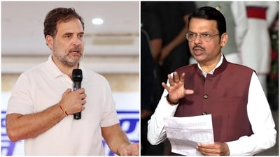 Referring to Rahul Gandhi’s (L) objection over the rise in the number of electors in the 2024 Maharashtra polls, which he described as “bogus voters,” Devendra Fadnavis said that the number of young voters is consistently increasing. Referring to Rahul Gandhi’s (L) objection over the rise in the number of electors in the 2024 Maharashtra polls, which he described as “bogus voters,” Devendra Fadnavis said that the number of young voters is consistently increasing.