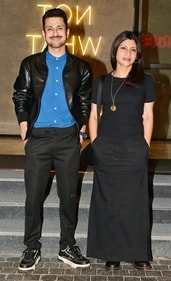 Amol and Konkana at an event Amol and Konkana at an event