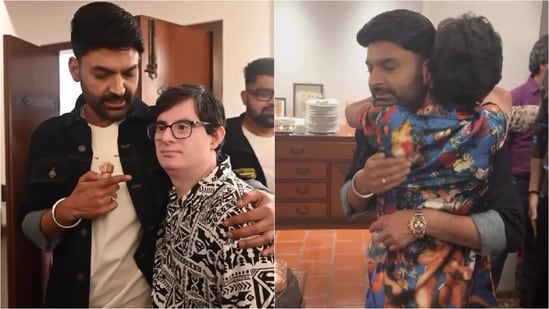 Kapil Sharma's heartwarming meet with Sitaare Zameen Par cast melt hearts.