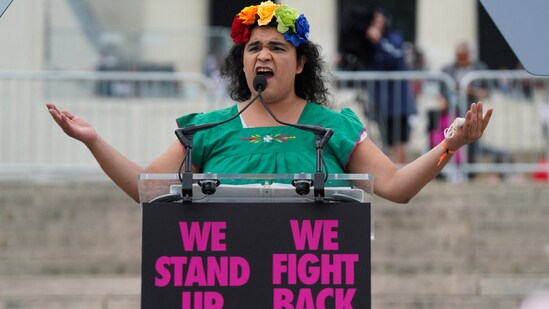 Massive LGBTQ+ rally in Washington, DC: People unite with signboards ...