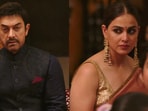 Aamir Khan and Genelia D'Souza's stills from Sitaare Zameen Par. Aamir Khan and Genelia D'Souza's stills from Sitaare Zameen Par.