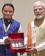 Odisha chief minister Mohan Charan Majhi with Prime Minister Narendra Modi in New Delhi. (@PMOIndia)