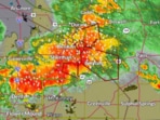 Sherman and other Texas cities were under a tornado warning on Sunday Sherman and other Texas cities were under a tornado warning on Sunday