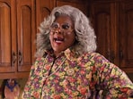 Tyler Perry in a still from Madea's Destination Wedding. Tyler Perry in a still from Madea's Destination Wedding.