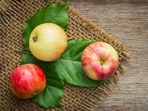 Apples are rich in flavonoids.