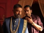 Thug Life box office collection day 4: Kamal Haasan and Simbu in a still from the film. Thug Life box office collection day 4: Kamal Haasan and Simbu in a still from the film.