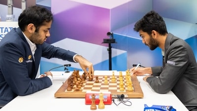 Arjun Erigaisi has overtaken D Gukesh in the FIDE rankings.