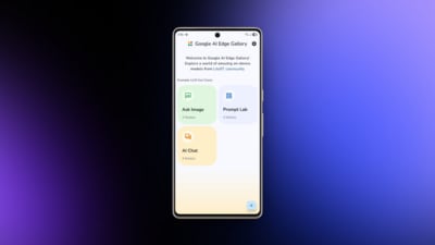 Run advanced AI models on your phone without internet using Google Edge Gallery. Run advanced AI models on your phone without internet using Google Edge Gallery.