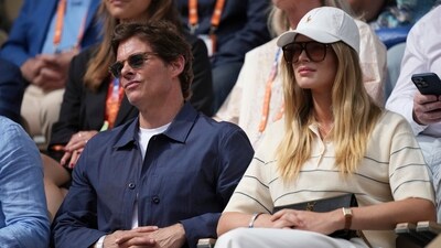 US actor James Marsden follows the fourth round match of the French Tennis Open between Poland's Iga Swiatek and Kazakhstan's Elena Rybakina. (AP) US actor James Marsden follows the fourth round match of the French Tennis Open between Poland's Iga Swiatek and Kazakhstan's Elena Rybakina. (AP)