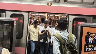 DMRC said train services on the rest of the Pink Line are running normal. (FILE: X/anurag000000002) DMRC said train services on the rest of the Pink Line are running normal. (FILE: X/anurag000000002)