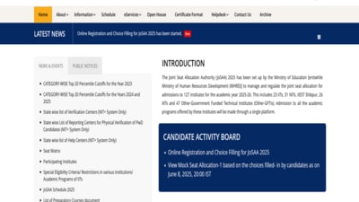 JoSAA Counselling 2025: Mock seat allocation 1 result out at josaa.nic.in, direct link to check here JoSAA Counselling 2025: Mock seat allocation 1 result out at josaa.nic.in, direct link to check here