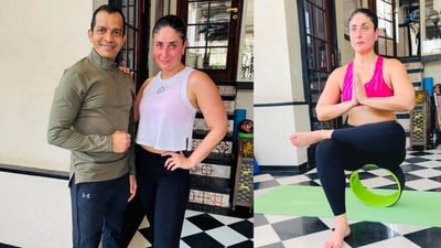 Kareena Kapoor is focussed on strength training. (Instagram/Mahesh Fitness Club) Kareena Kapoor is focussed on strength training. (Instagram/Mahesh Fitness Club)
