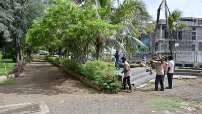 Mumbai, India - June 3, 2025:Tata Garden at Breach Candy, in Mumbai, India, on Tuesday, June 3, 2025. (Photo by Anshuman Poyrekar/ Hindustan Times) (Hindustan Times) Mumbai, India - June 3, 2025:Tata Garden at Breach Candy, in Mumbai, India, on Tuesday, June 3, 2025. (Photo by Anshuman Poyrekar/ Hindustan Times) (Hindustan Times)