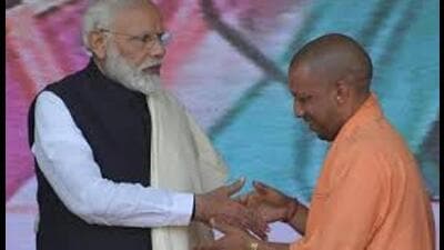 The UP CM also referred to the Modi government’s various initiatives, saying these measures underline the PM’s commitment to make life easier for the common man. (HT file) The UP CM also referred to the Modi government’s various initiatives, saying these measures underline the PM’s commitment to make life easier for the common man. (HT file)