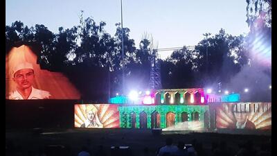 The iconic light and sound show at the National Martyrs Memorial in Hussainiwala has remained non-operational for nearly 22 months. The iconic light and sound show at the National Martyrs Memorial in Hussainiwala has remained non-operational for nearly 22 months.