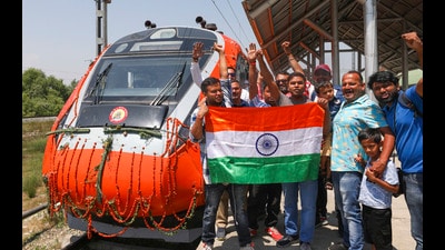 The train services which started from Saturday, on the Eid festival, recorded increased footfall, including that of tourist. (PTI) The train services which started from Saturday, on the Eid festival, recorded increased footfall, including that of tourist. (PTI)