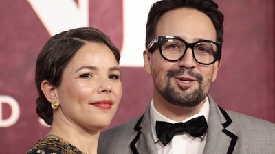 US actor and singer Lin-Manuel Miranda and his wife lawyer Vanessa Nadal attend the 78th Tony Awards at Radio City Music Hall in New York on June 8, 2025. (Photo by Kena BETANCUR / AFP) (AFP) US actor and singer Lin-Manuel Miranda and his wife lawyer Vanessa Nadal attend the 78th Tony Awards at Radio City Music Hall in New York on June 8, 2025. (Photo by Kena BETANCUR / AFP) (AFP)