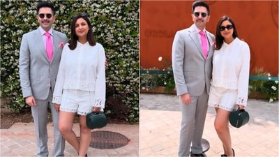 Parineeti Chopra's stylish French Open appearance featured a white crochet co-ord from Zara. (Instagram/@parineetichopra) Parineeti Chopra's stylish French Open appearance featured a white crochet co-ord from Zara. (Instagram/@parineetichopra)